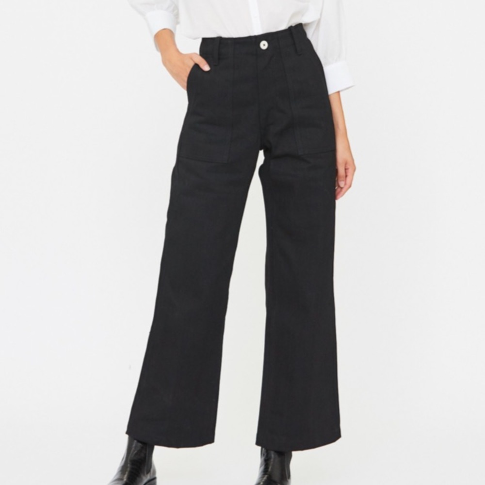 Esby Finch Jean -black selvidge NWOT